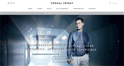 Desktop Screenshot of formalfridayclothing.com